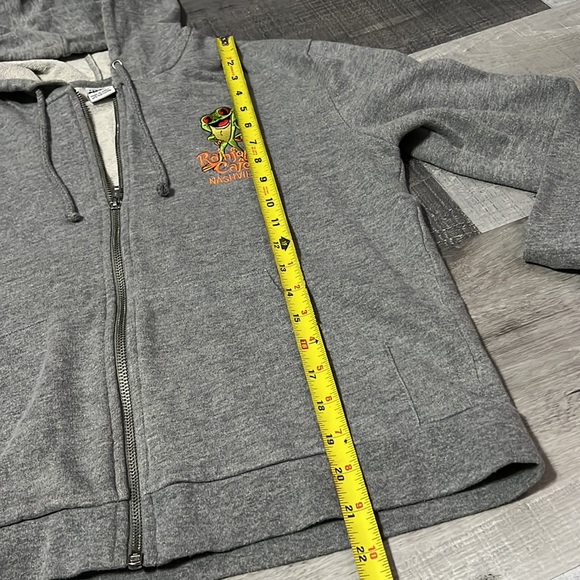 Rainforest Cafe Orlando Green Zip-Up Hoodie - M - Picture 7 of 8